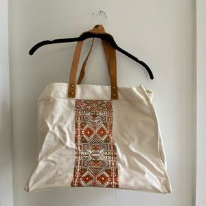 J Crew beach bag